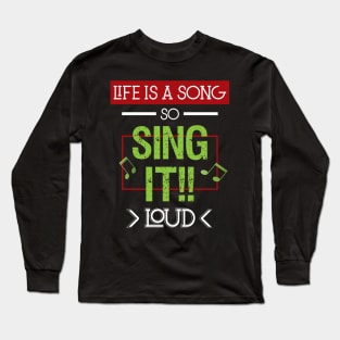 Inspirational Music Quotes For Life Long Sleeve T-Shirt